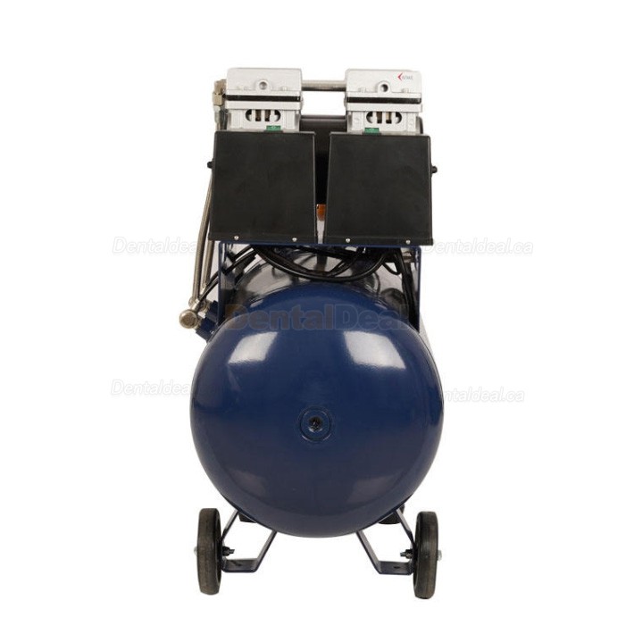 Dynamic DA5002 1.1KW/1.5HP Dental Oil Free Silent Air Compressor 50L Tank
